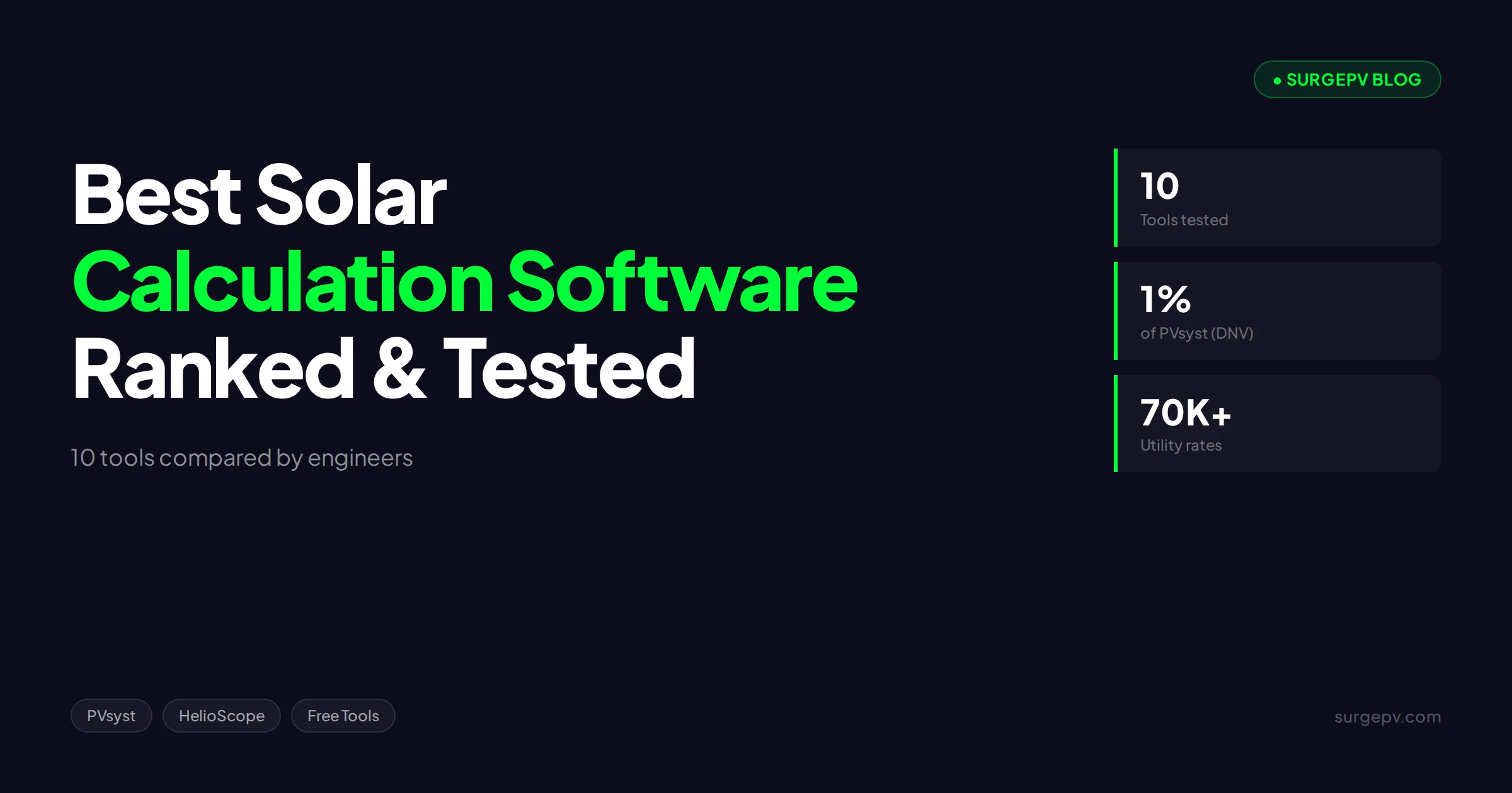 Top 10 Best Solar Calculation Tools We Tested (2026)