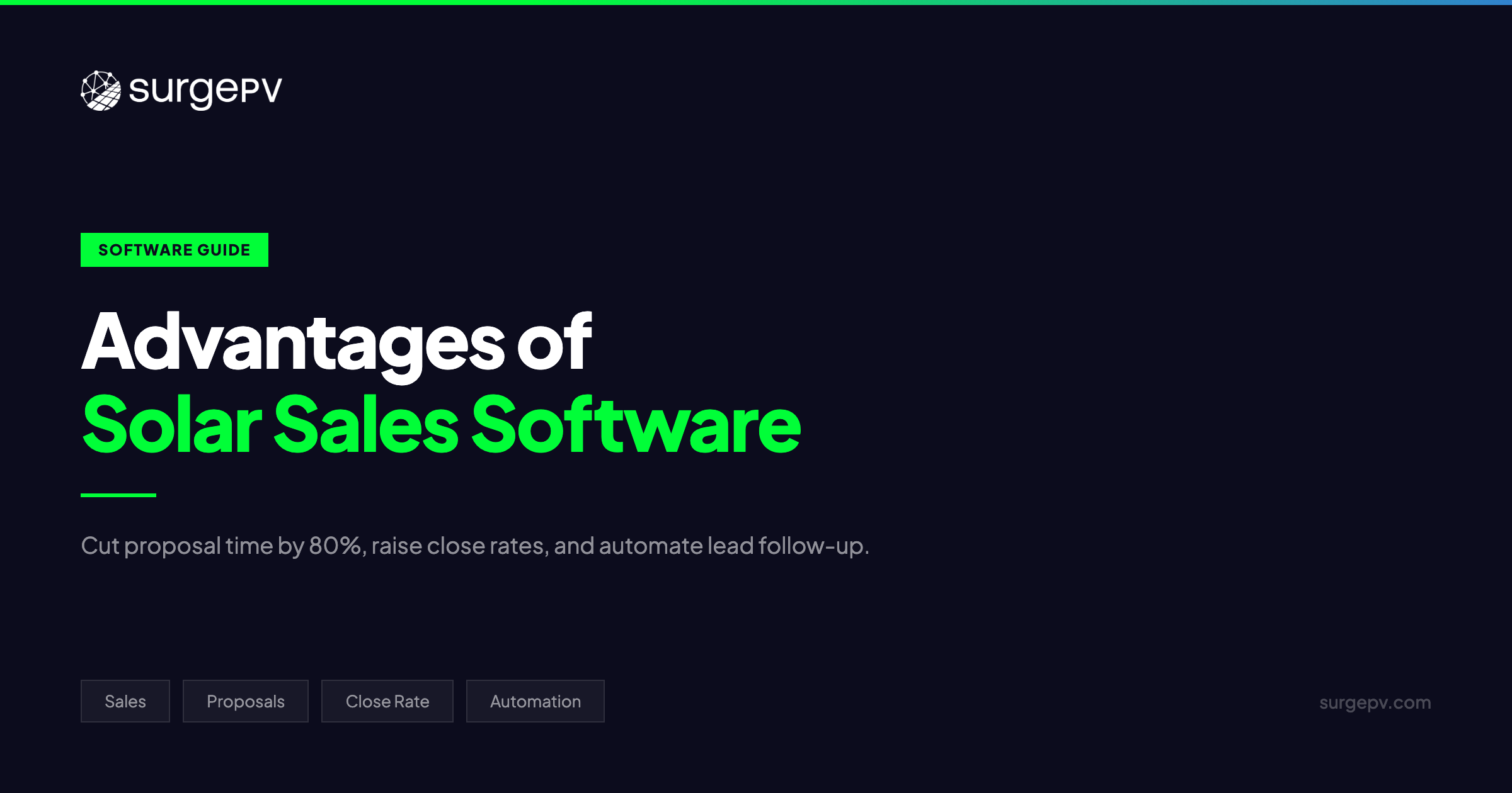 Advantages of Solar Sales Software 2026: Close More Deals Faster