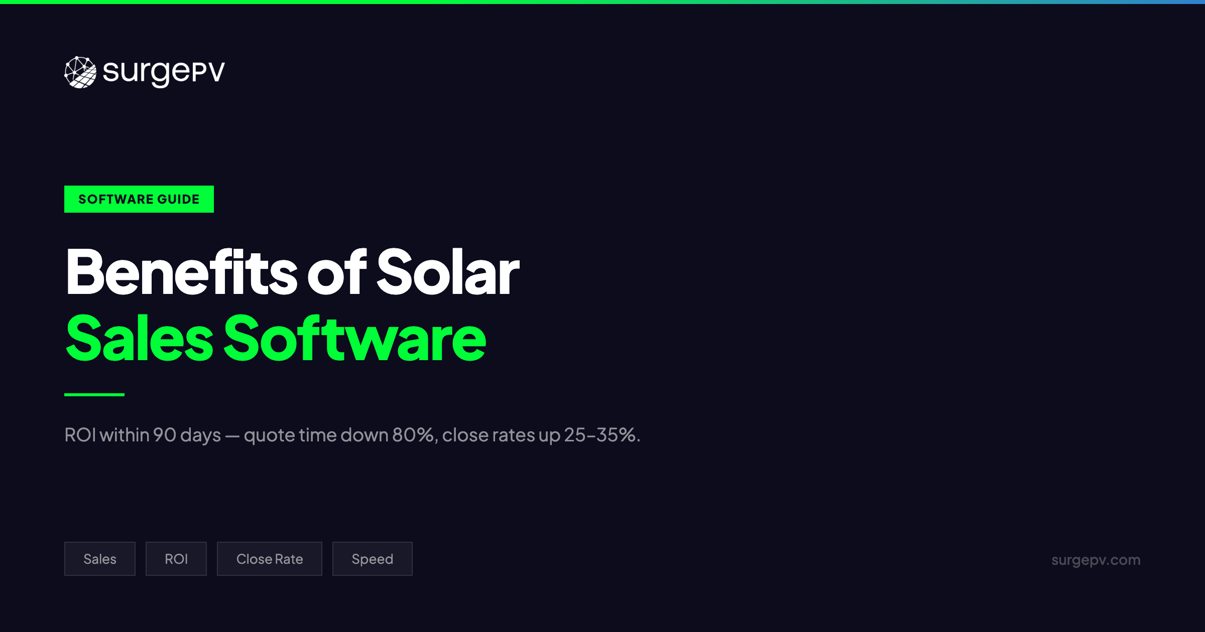 Benefits of Using Solar Sales Software 2026: ROI, Speed & Close Rate Data