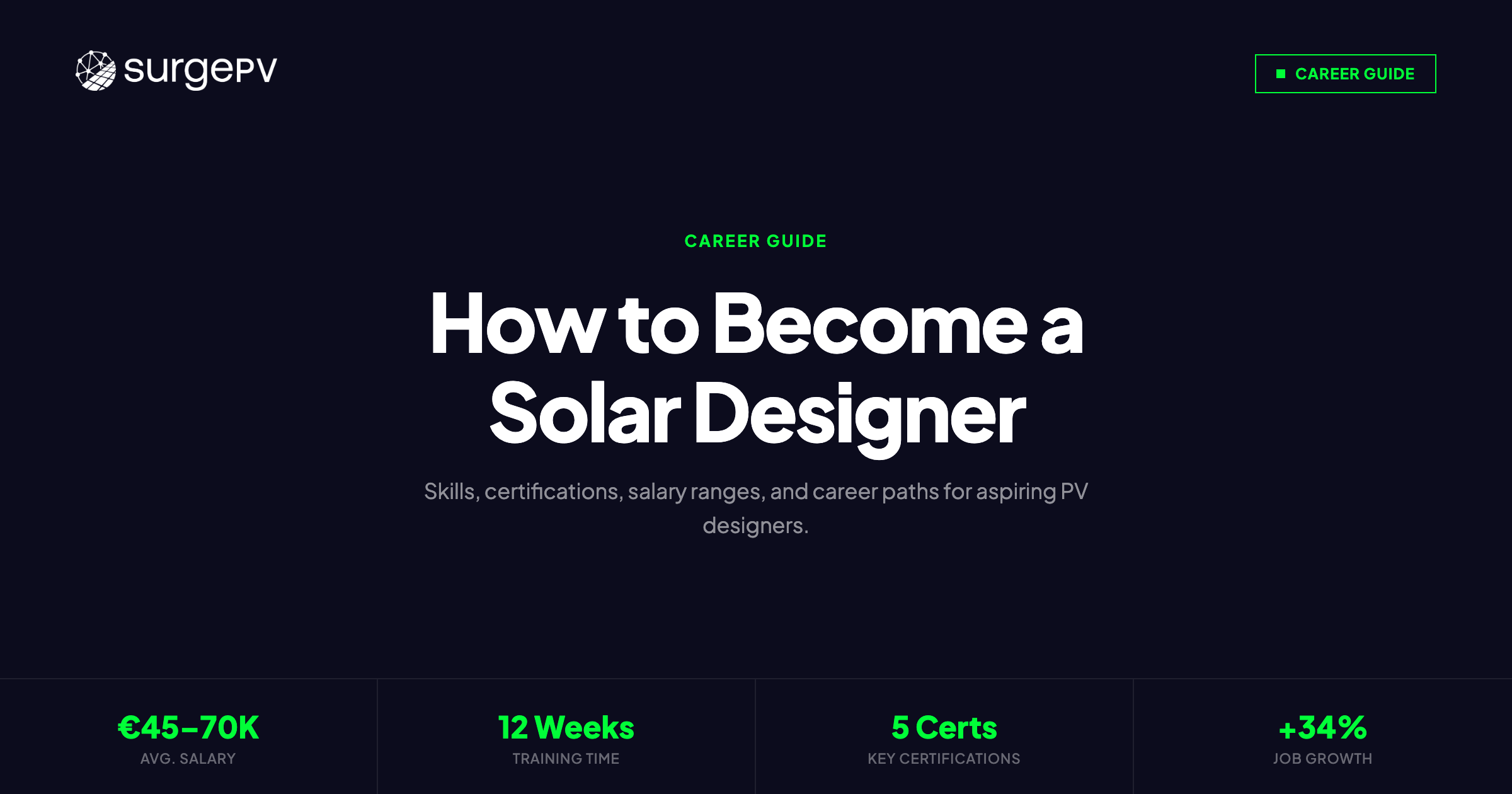 How to Become a Solar Designer 2026: Skills, Courses & Career Path