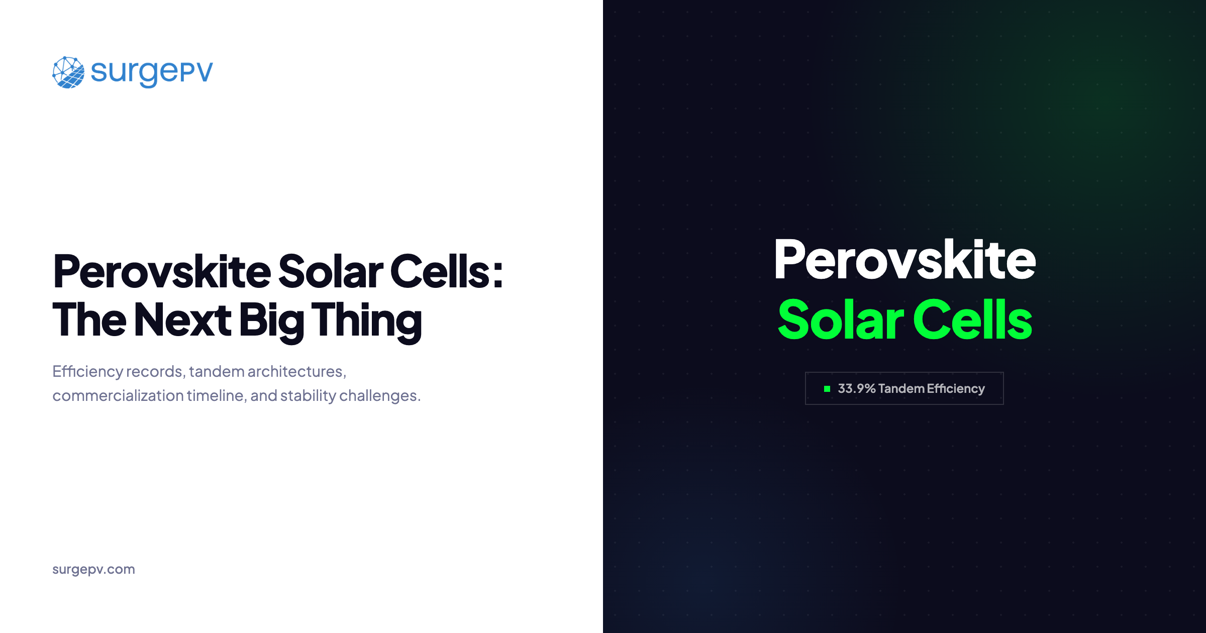 Perovskite Solar Cells 2026: Efficiency Records, Commercialization & Timeline