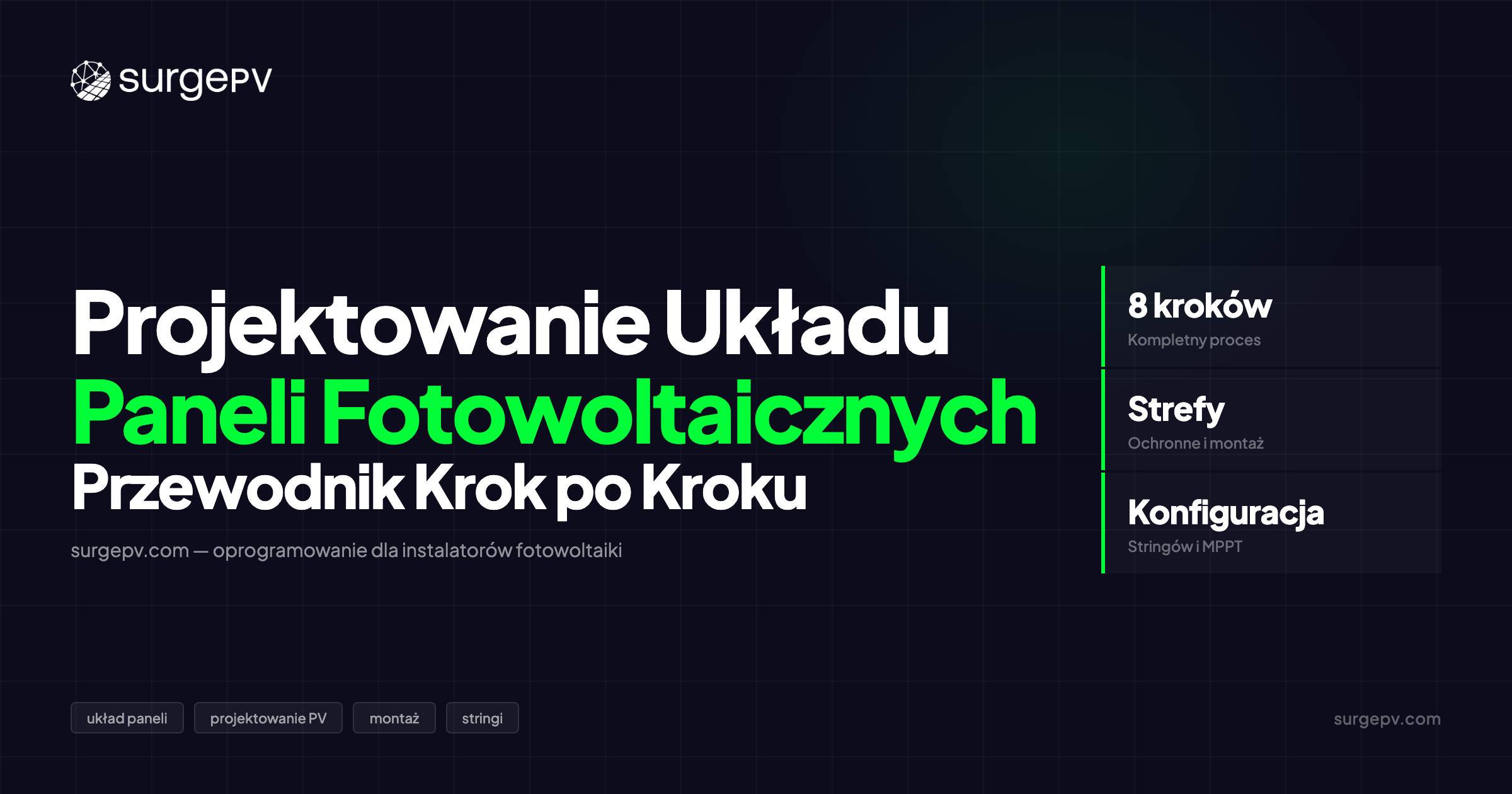 Projektowanie Układu Paneli Fotowoltaicznych