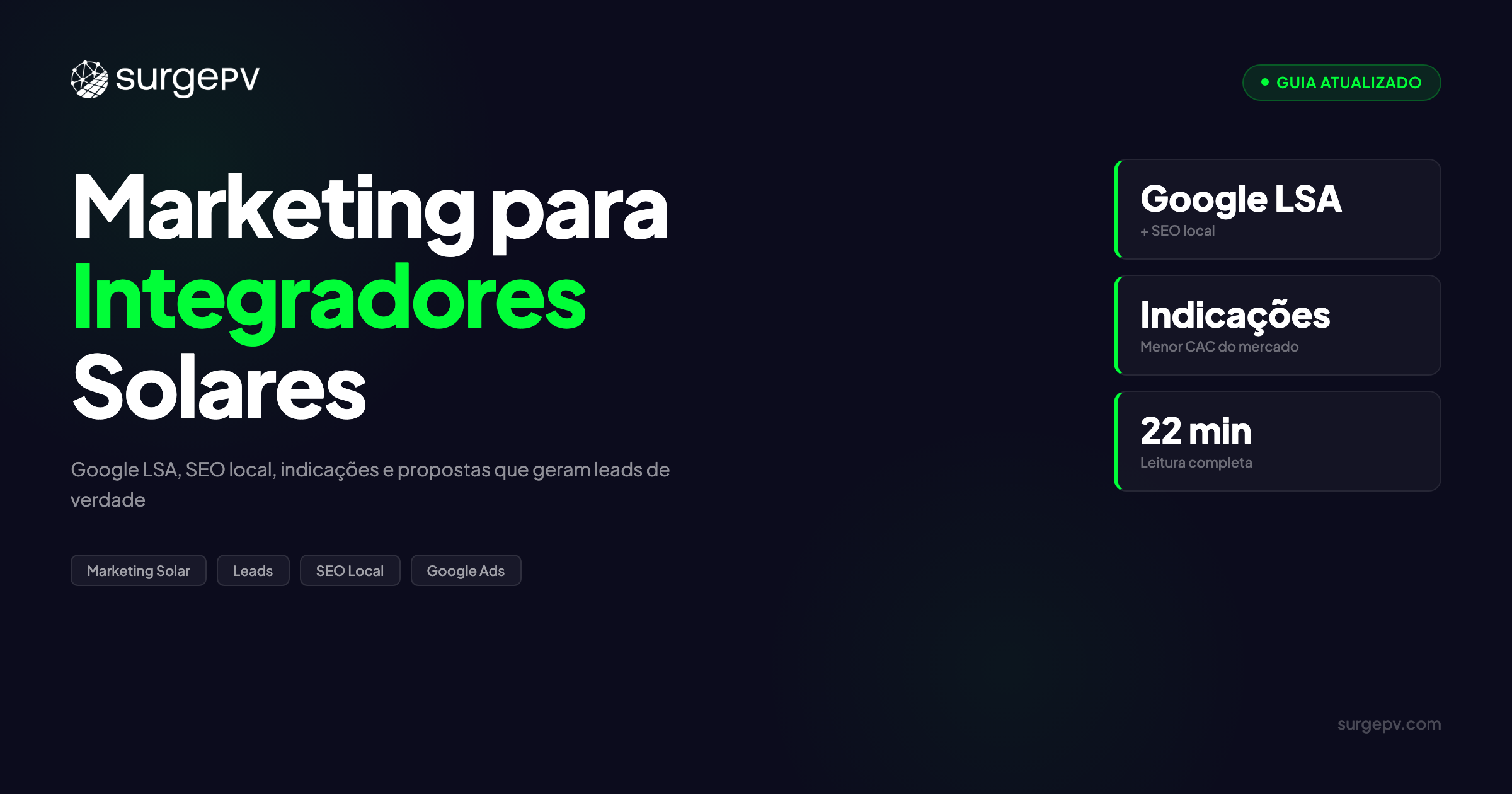 Marketing para Integradores Solares 2026