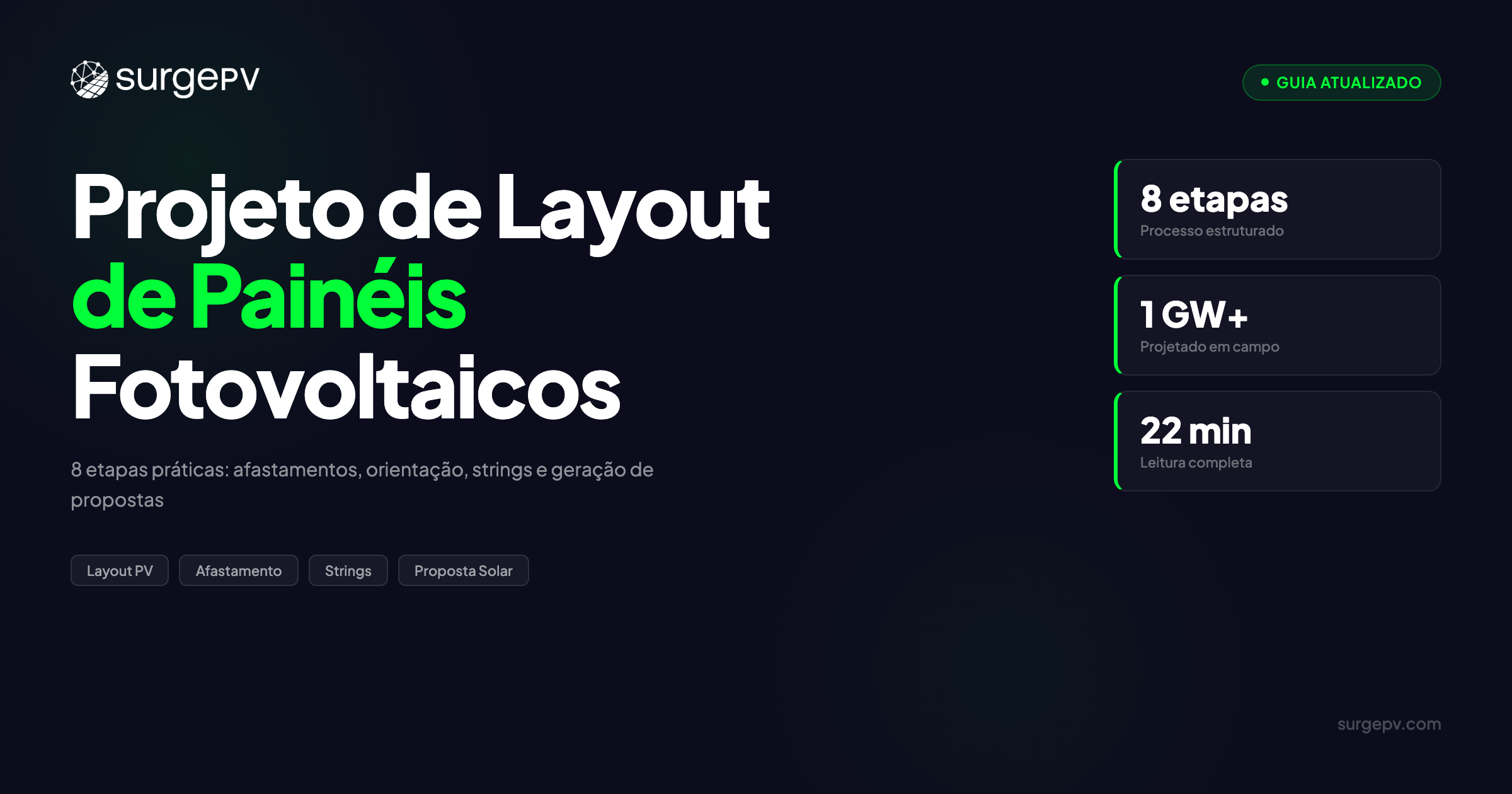 Projeto de Layout de Painéis Fotovoltaicos