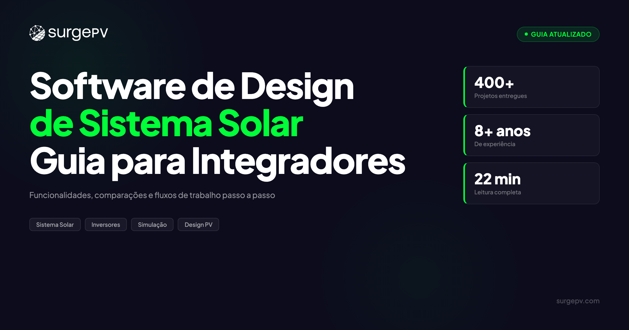 Software de Design de Sistema Solar 2026