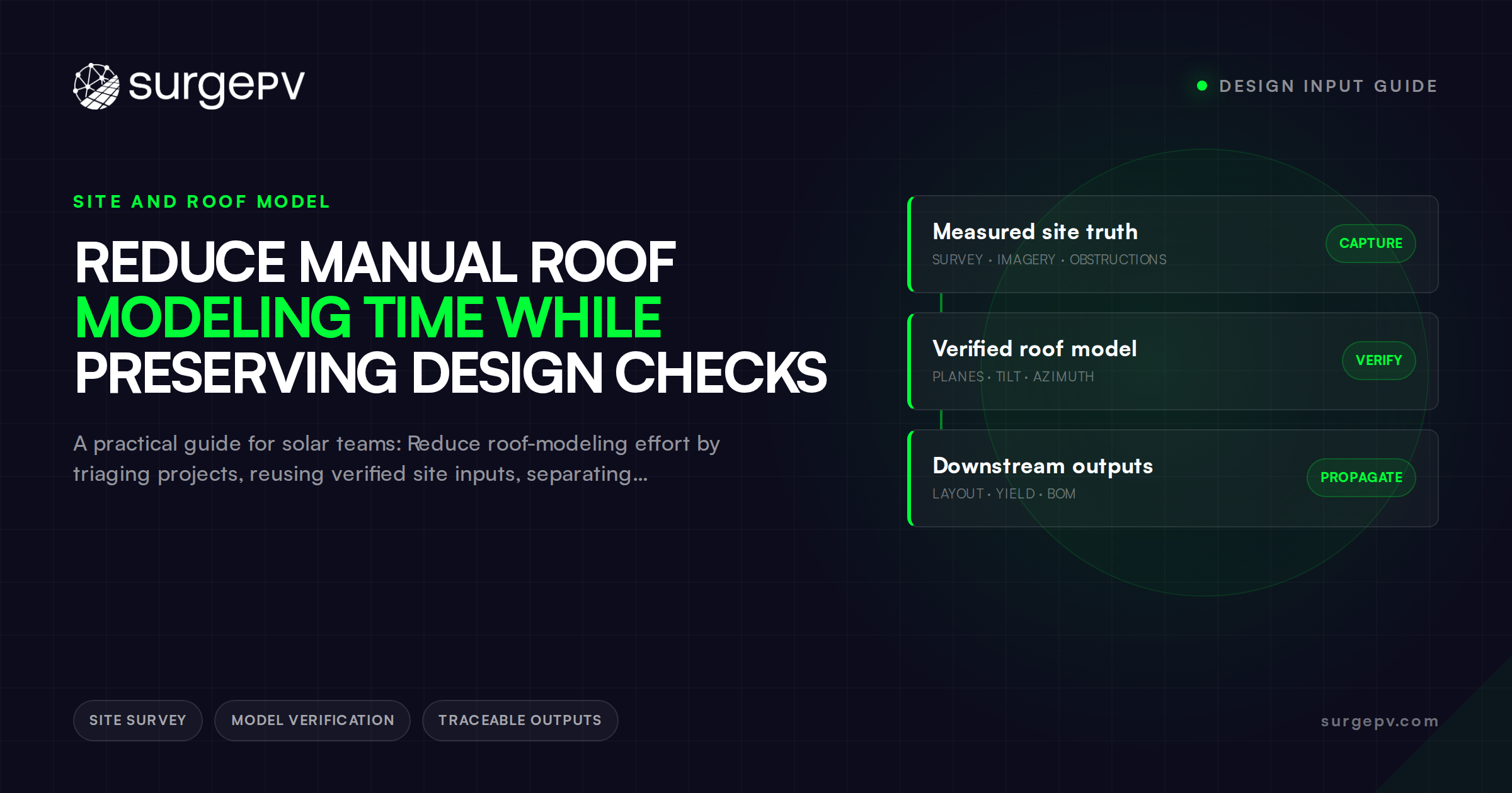 Reduce Manual Roof Modeling Time While Preserving Design Checks