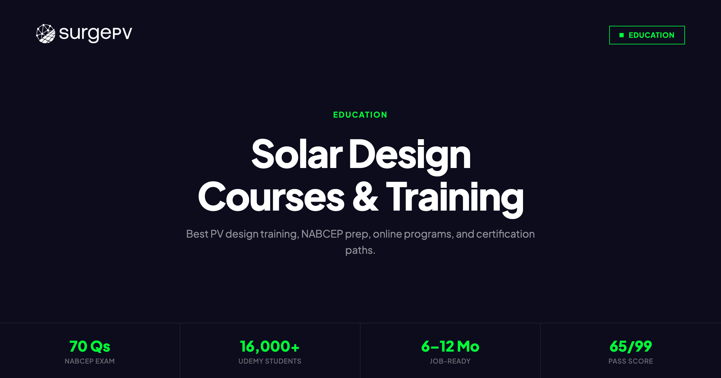 Solar Design Courses 2026: Best PV Design Training, NABCEP Prep & Certification Guide