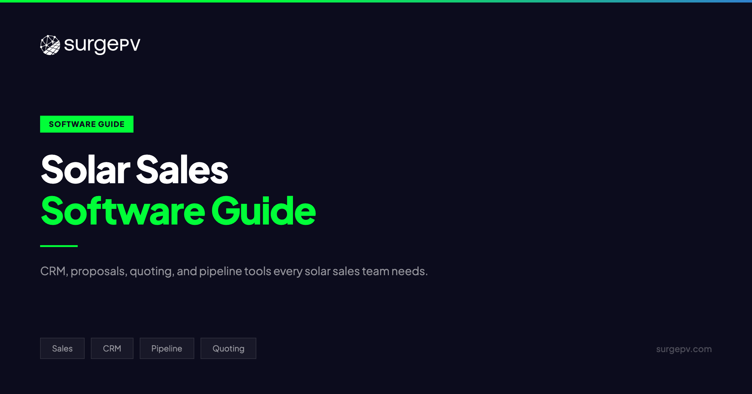 Solar Sales Software Guide 2026: Best Tools for Solar Sales Teams