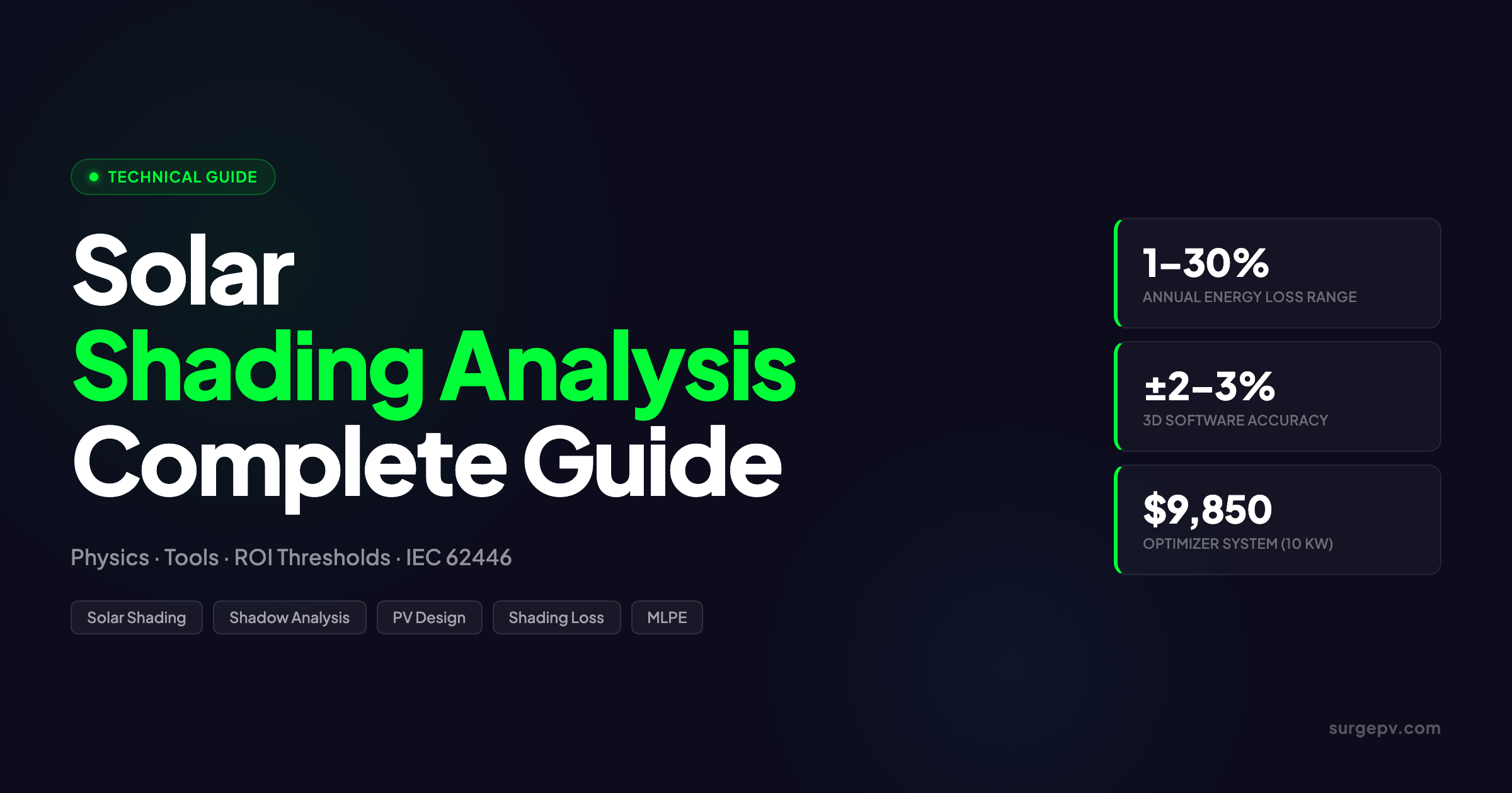 Solar Shading Analysis: The Complete Technical Guide for Solar Installers