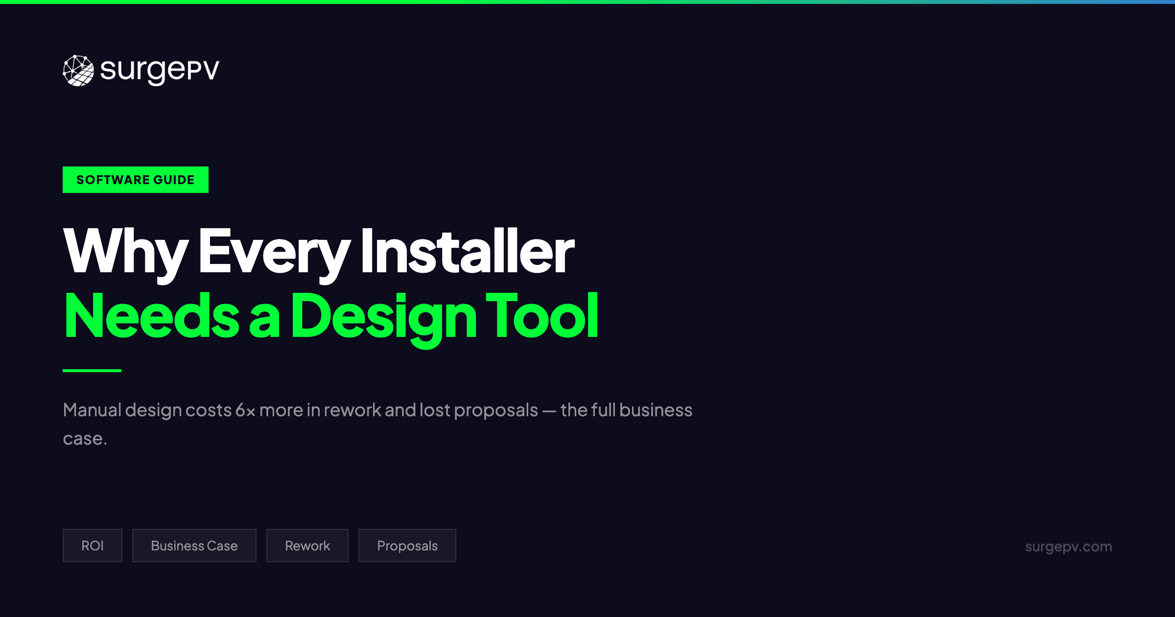 Why Every Solar Installer Needs a Solar Design Tool in 2026