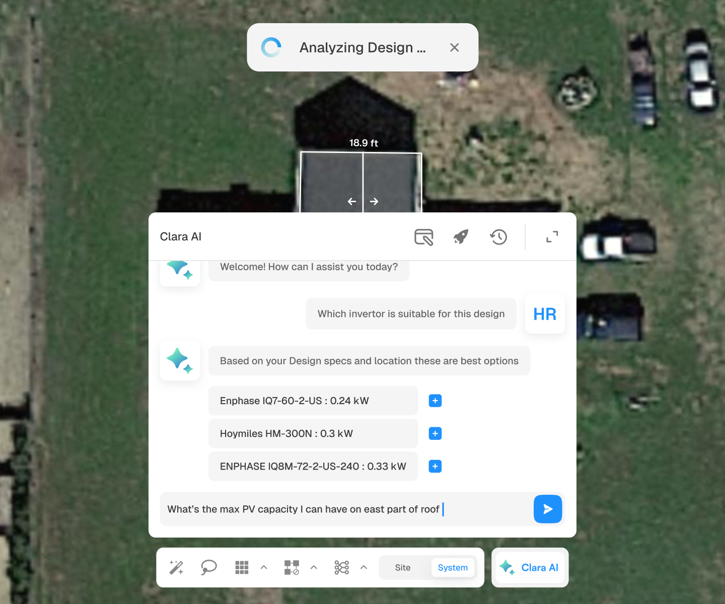 Suporte de solução de problemas Clara AI