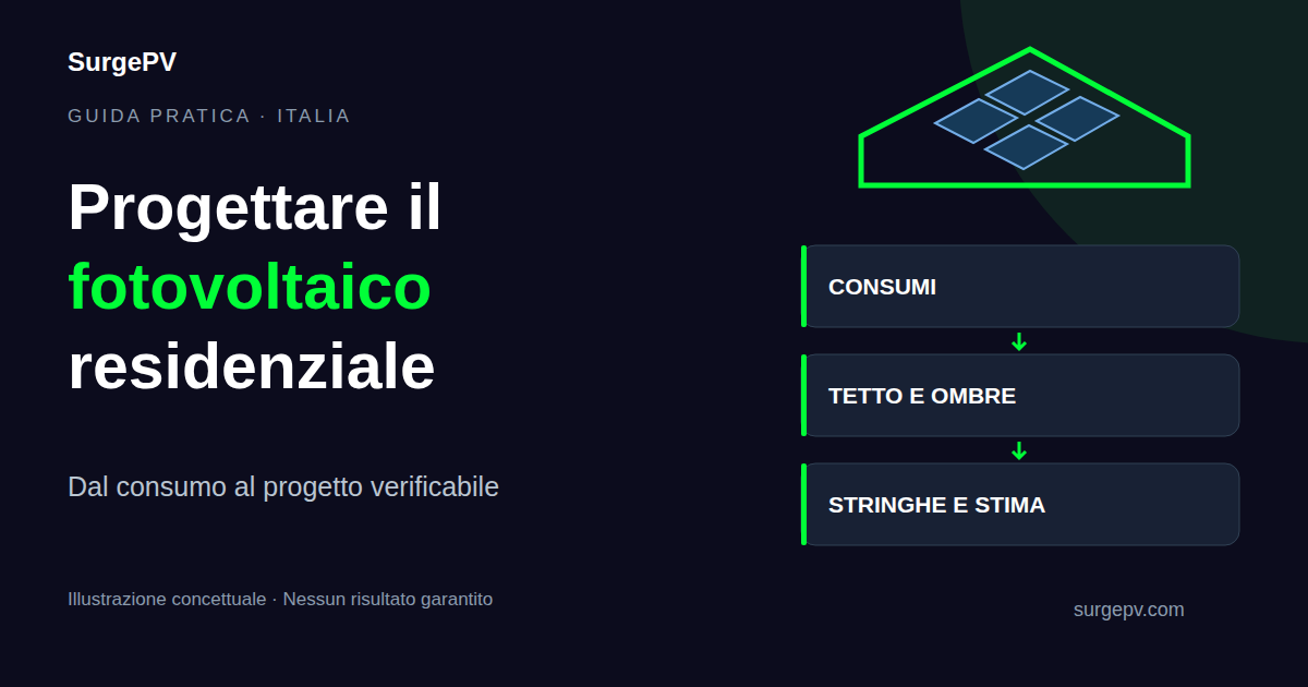 Come Progettare un Impianto Fotovoltaico Residenziale