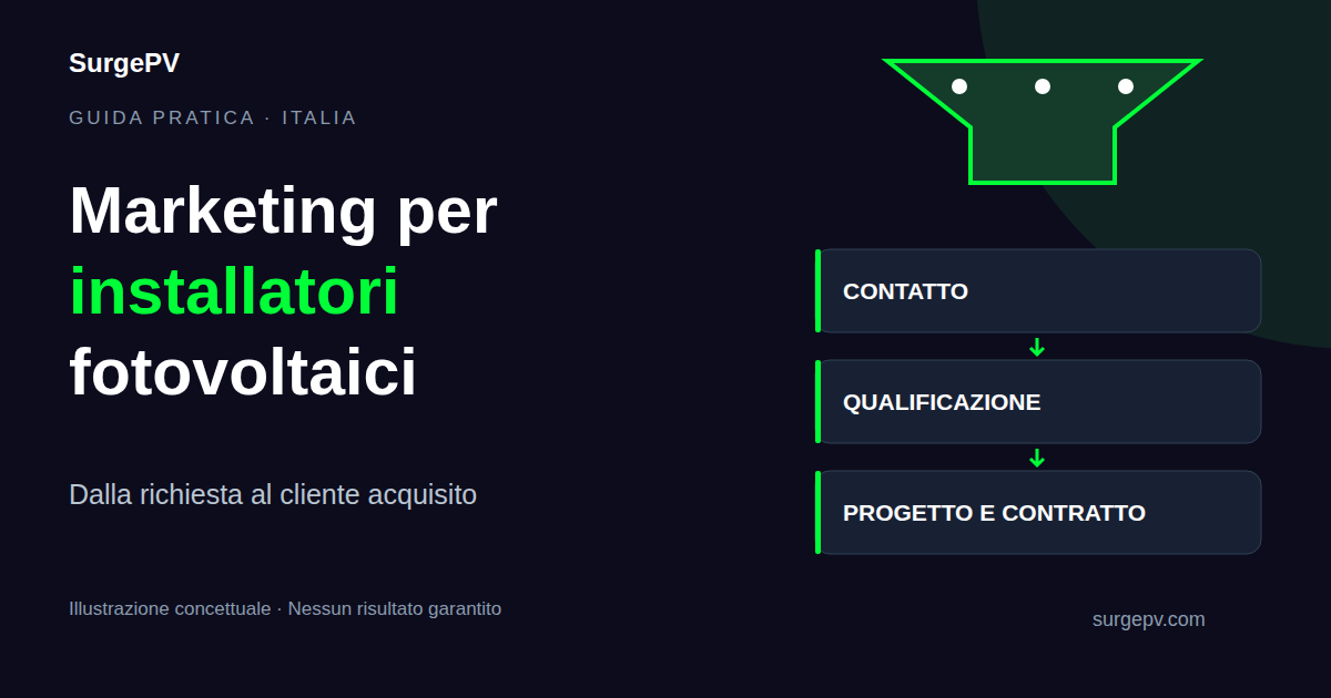 Marketing per Installatori Fotovoltaici: Guida Pratica