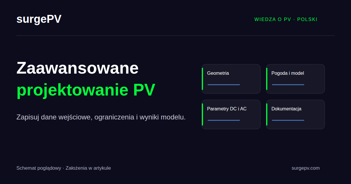 Zaawansowane oprogramowanie do projektowania PV