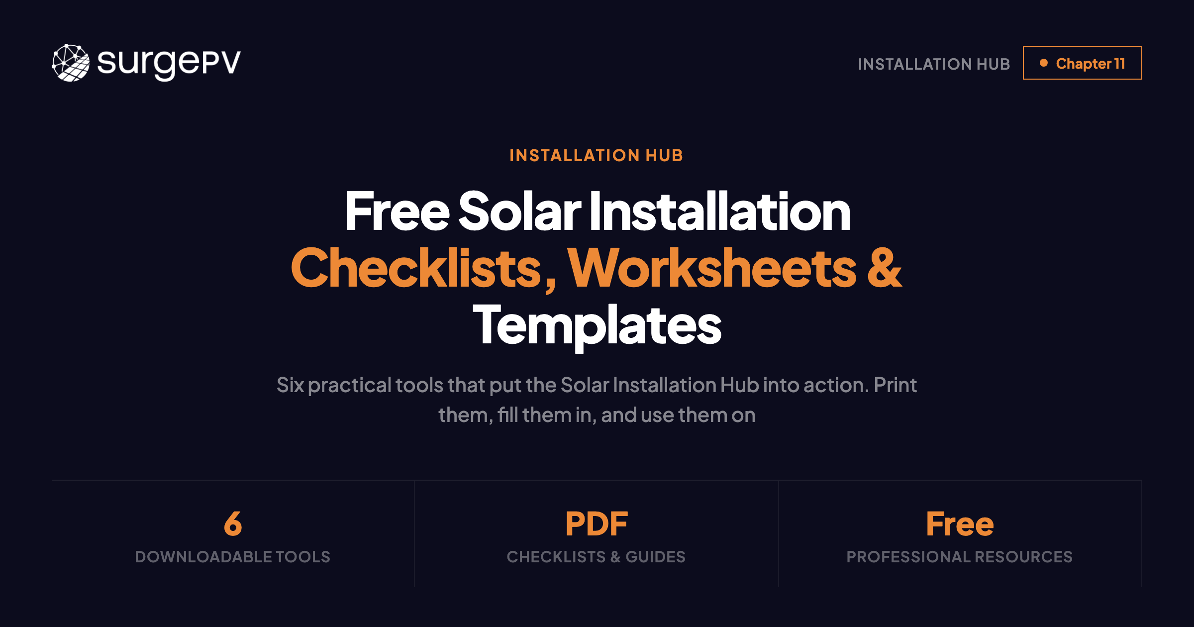 Free Solar Installation Checklists, Worksheets & Templates