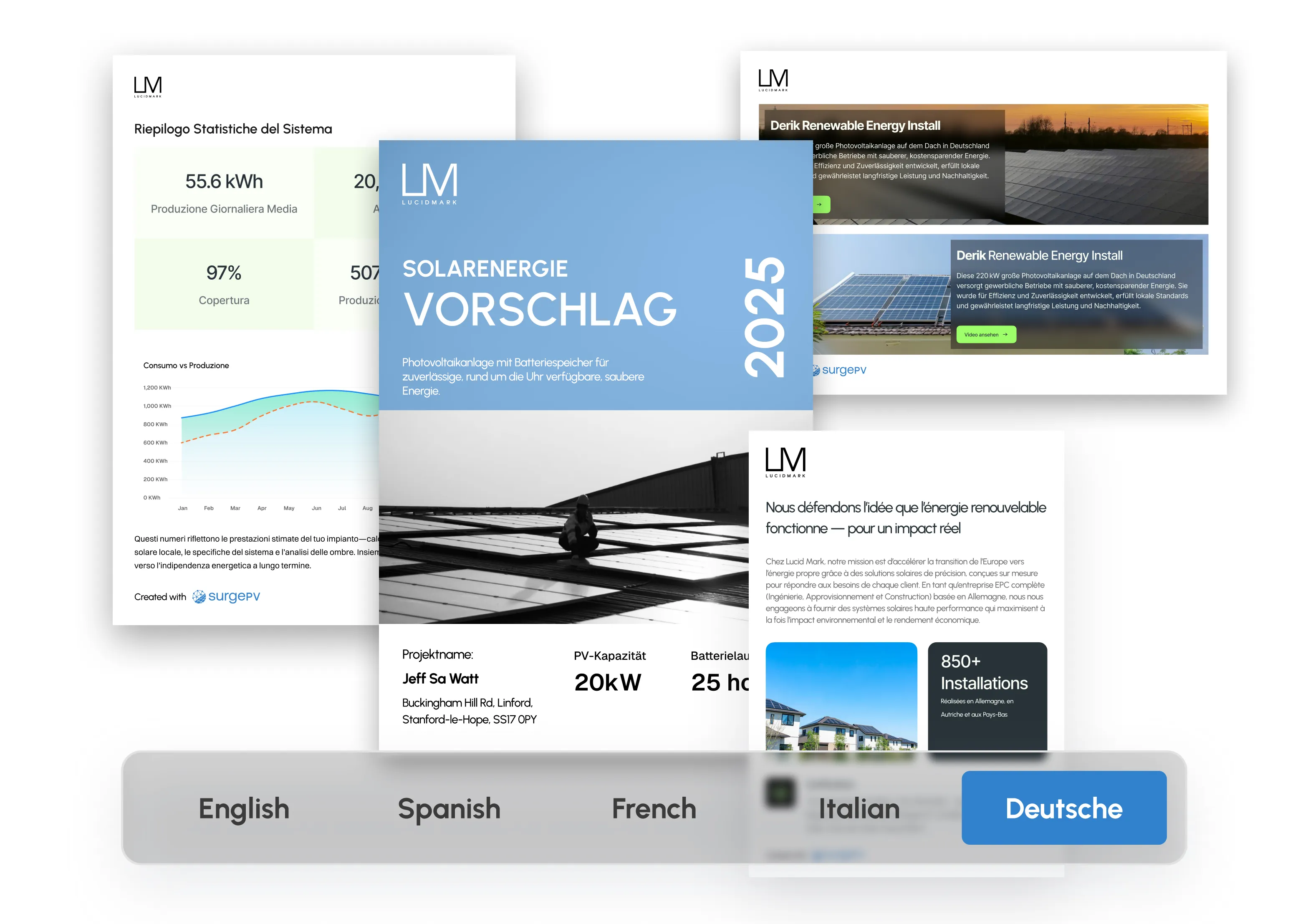 Mehrsprachige Unterstützung